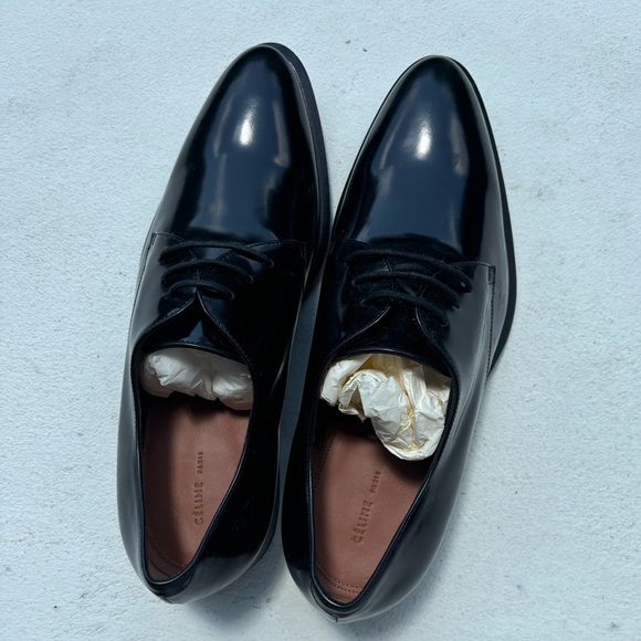 Celine Tuxedo Derby Men’s In Polished Bull Leather